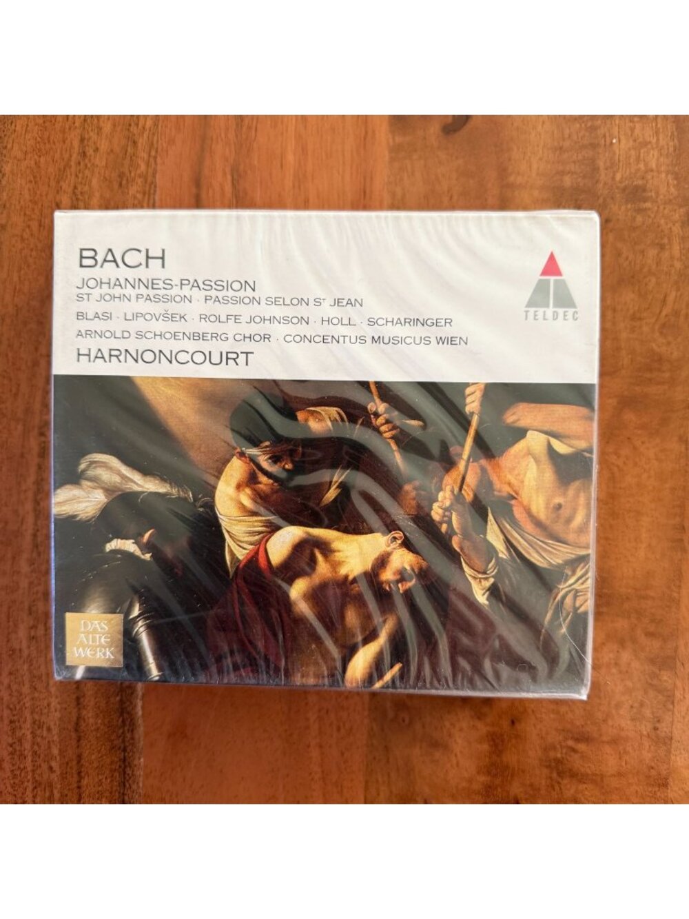 Bach St John Passion Harnoncourt Teldec 2 CD Das Alte Werk NEW SEALED Baroque